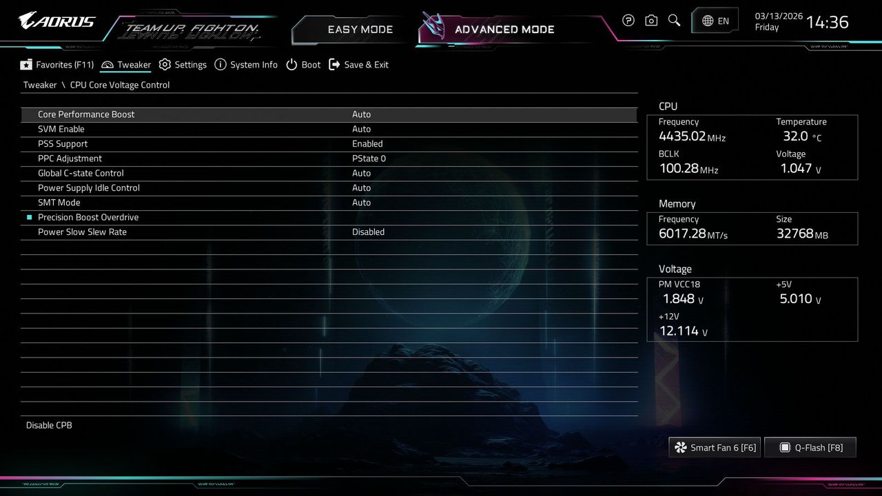 Gigabyte X870E Aorus Xtreme AI Top - BIOS