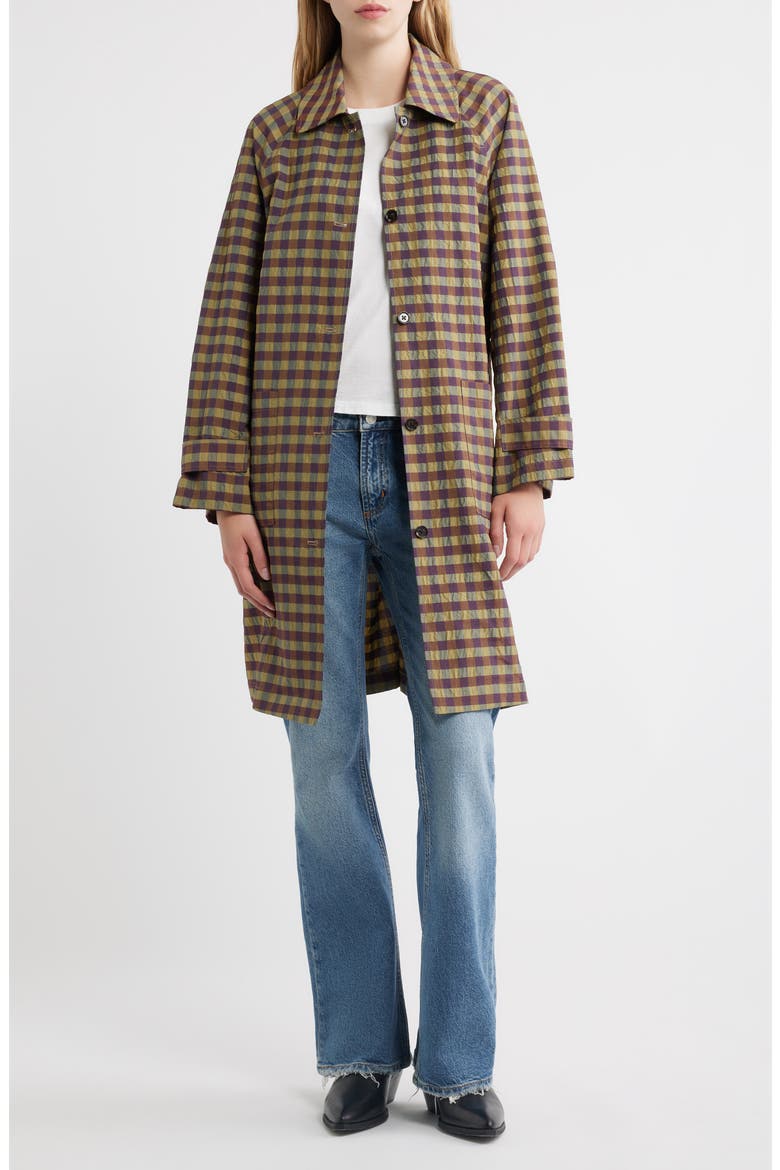 Mattie Checked Topper Coat