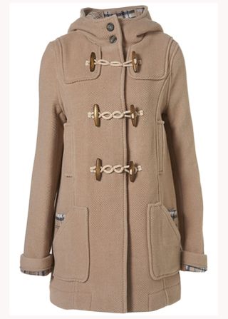 Topshop bound seam duffle coat, £80