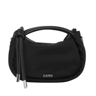 Ganni Knot Recycled Nylon Mini Bag