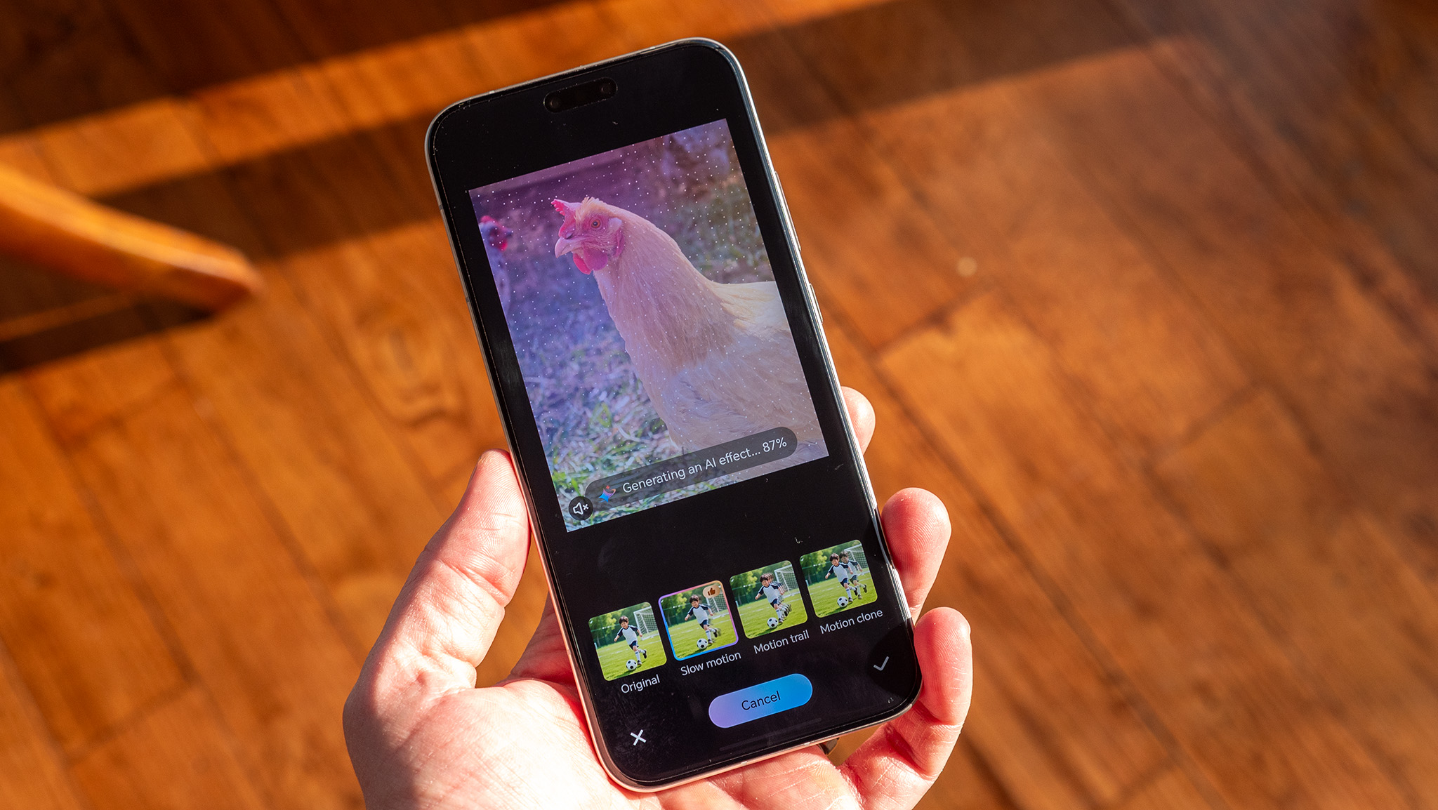 Επεξεργασία φωτογραφιών στο Honor Magic 8 Pro χρησιμοποιώντας τη λειτουργία κινούμενης φωτογραφίας με τεχνητή νοημοσύνη