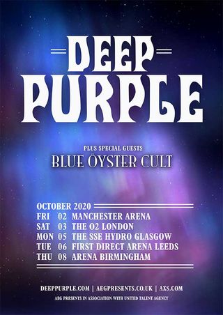 Deep Purple Tour Poster