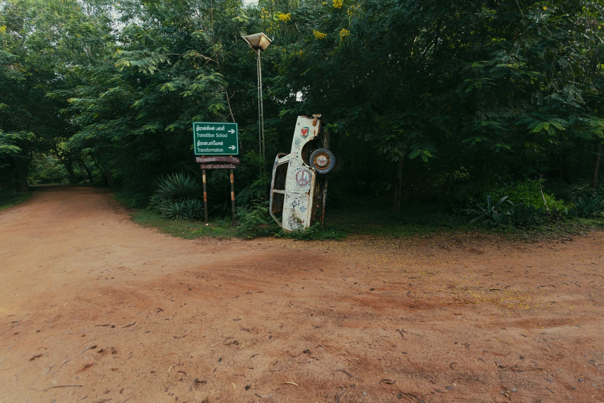 architecture in Auroville