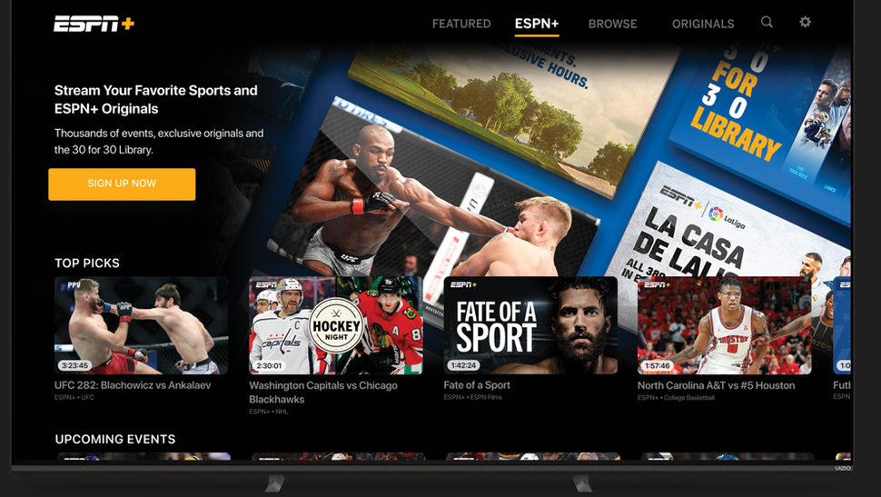 ESPN App, Disney Bundle Available on Vizio Smart TVs Next TV