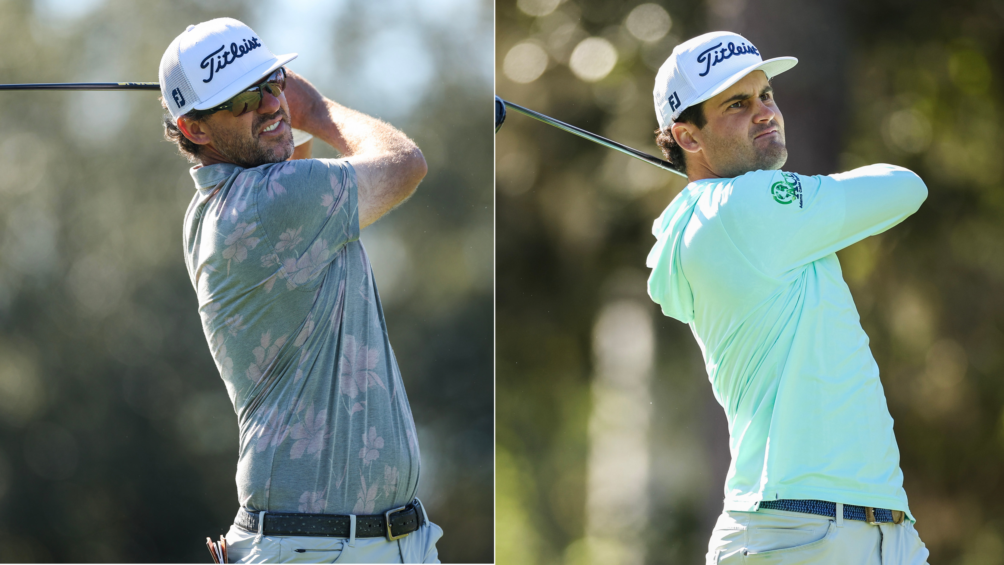 Lanto Griffin and Jackson Suber hold their finish on drives