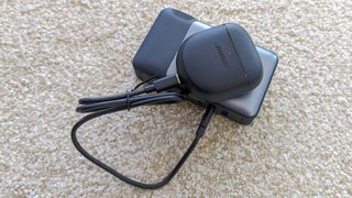 Showing charging option for Bose QuietComfort Earbuds 2