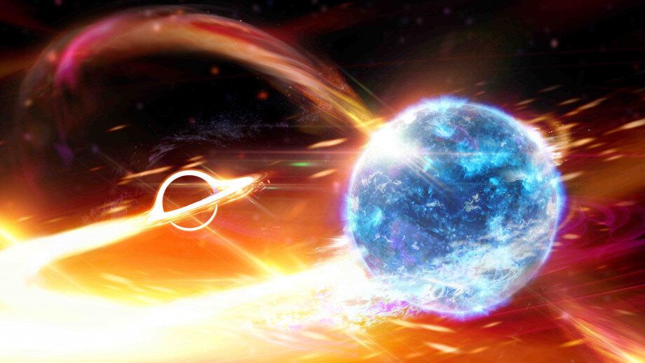 Did a Black Hole Swallow a Neutron Star 900 Million Years Ago? | Space