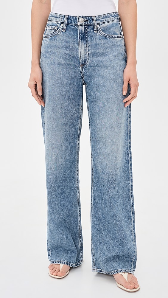 Rag &amp;amp; Bone Featherweight Logan Wide Jeans