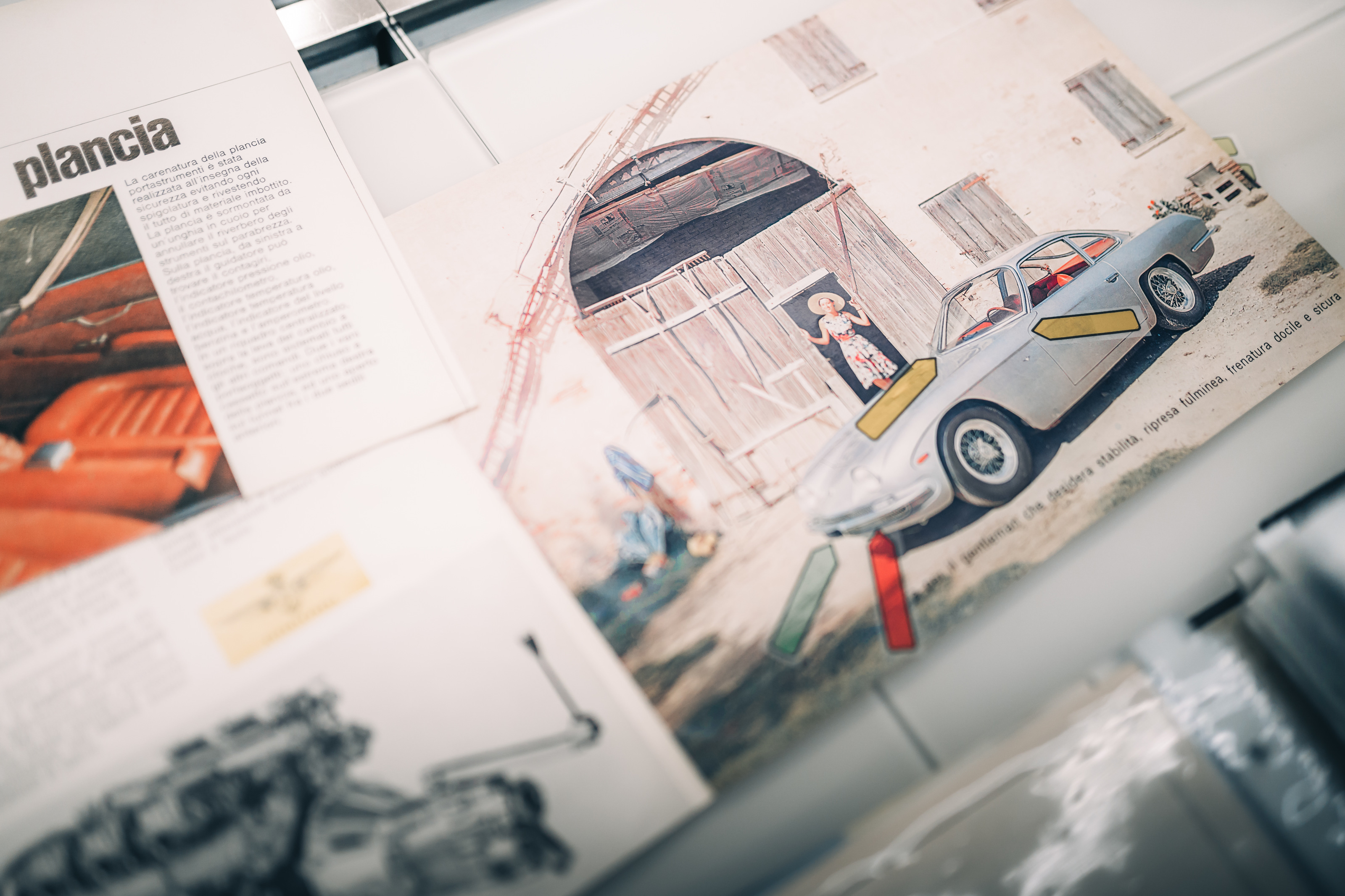 Archive material at Lamborghini Polo Storico