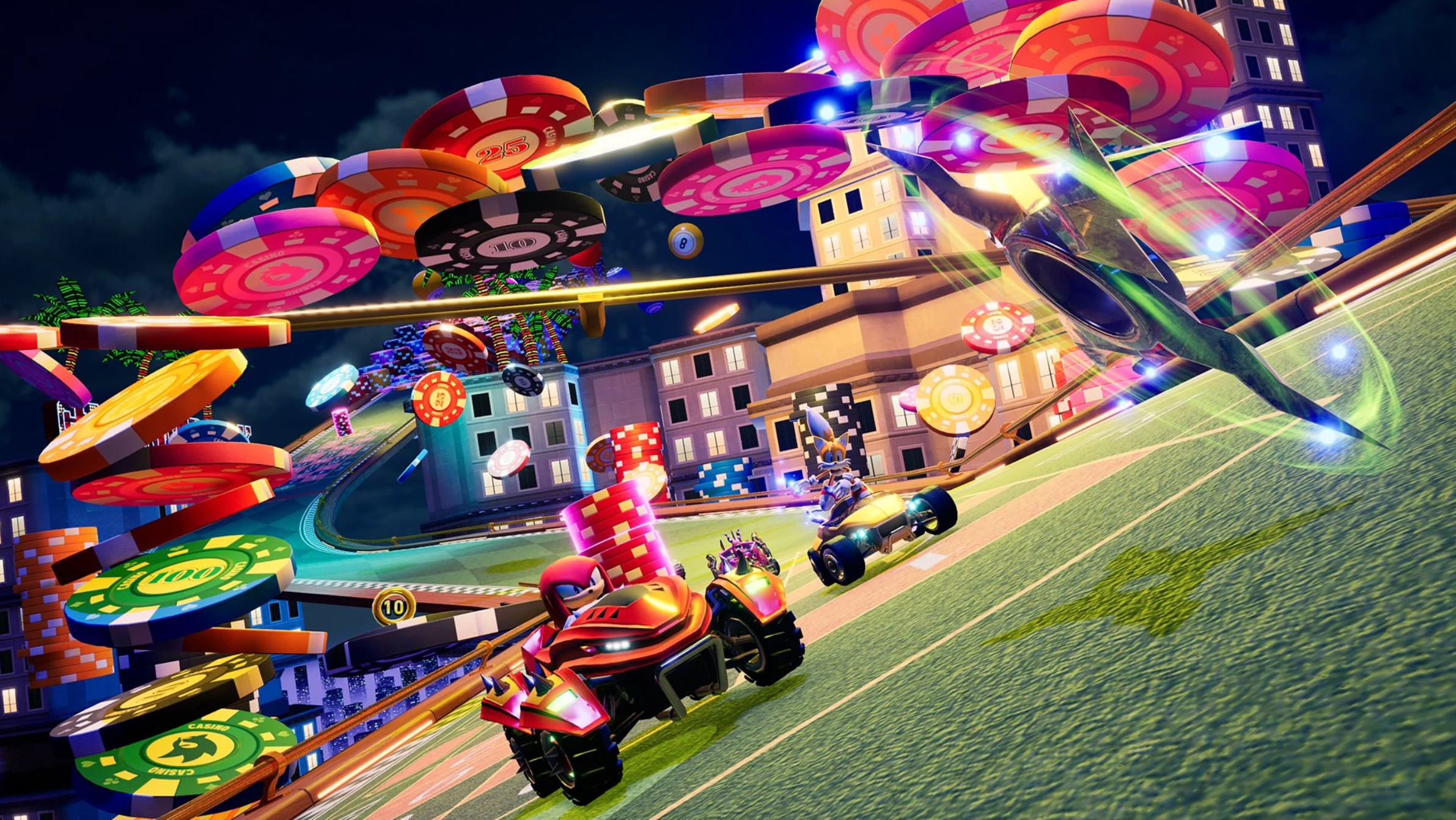 A screenshot from Sonic Racing CrossWorlds