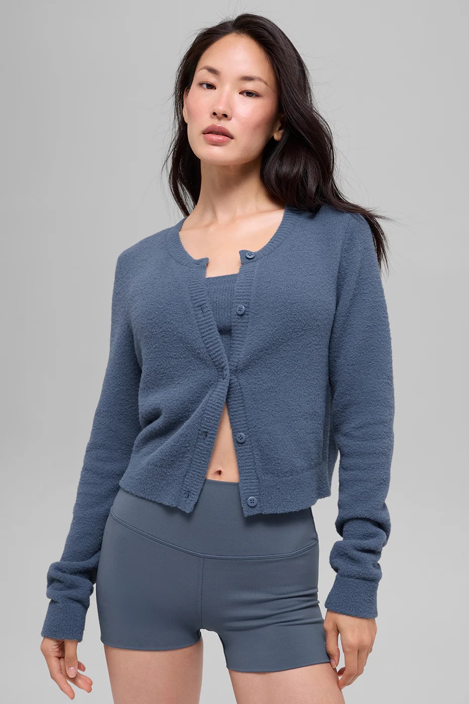alo yoga, Snuggle Up Sweater Cropped Cardigan
