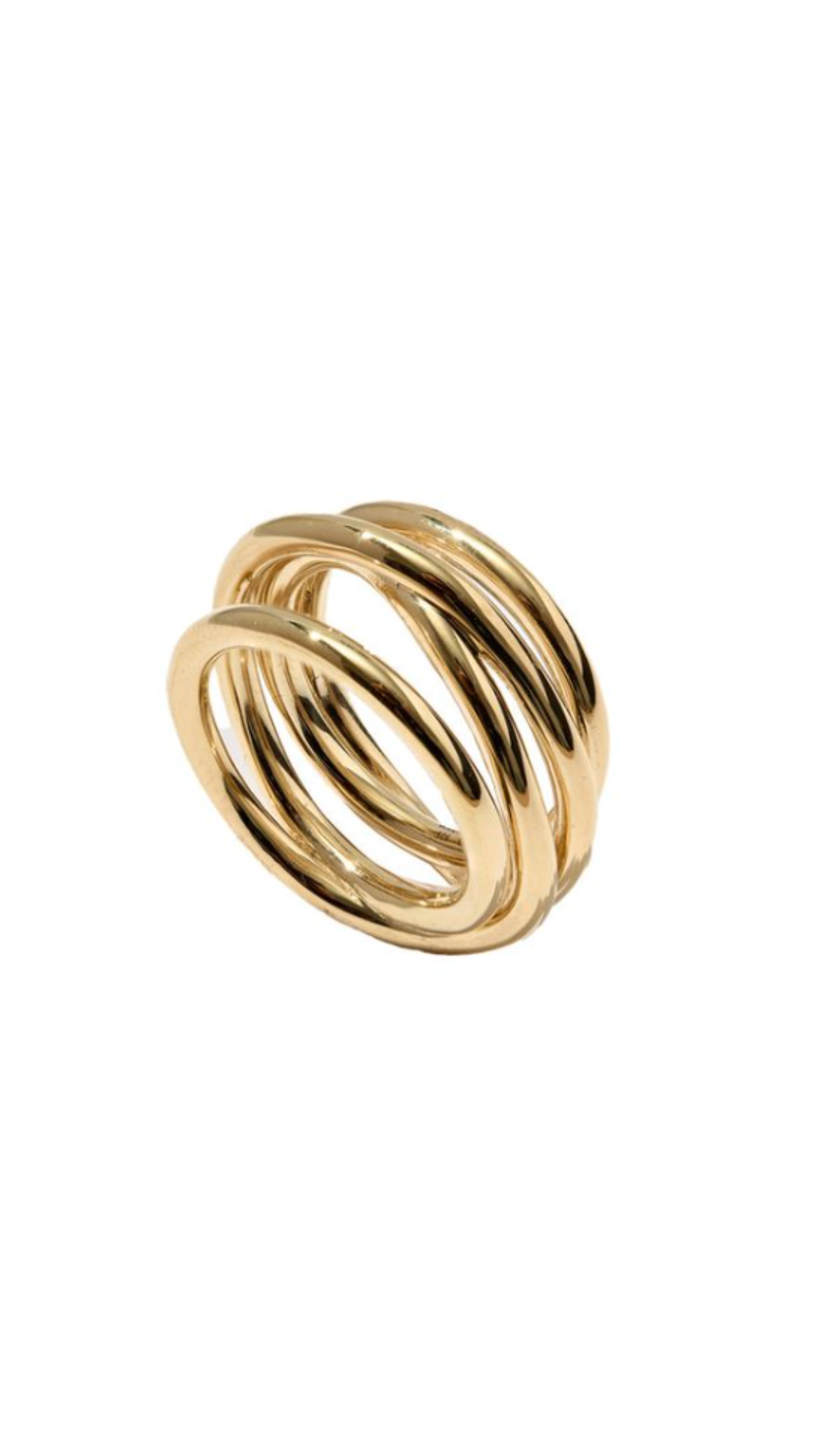 OTIUMBERG, Twine 14kt Gold Vermeil Ring