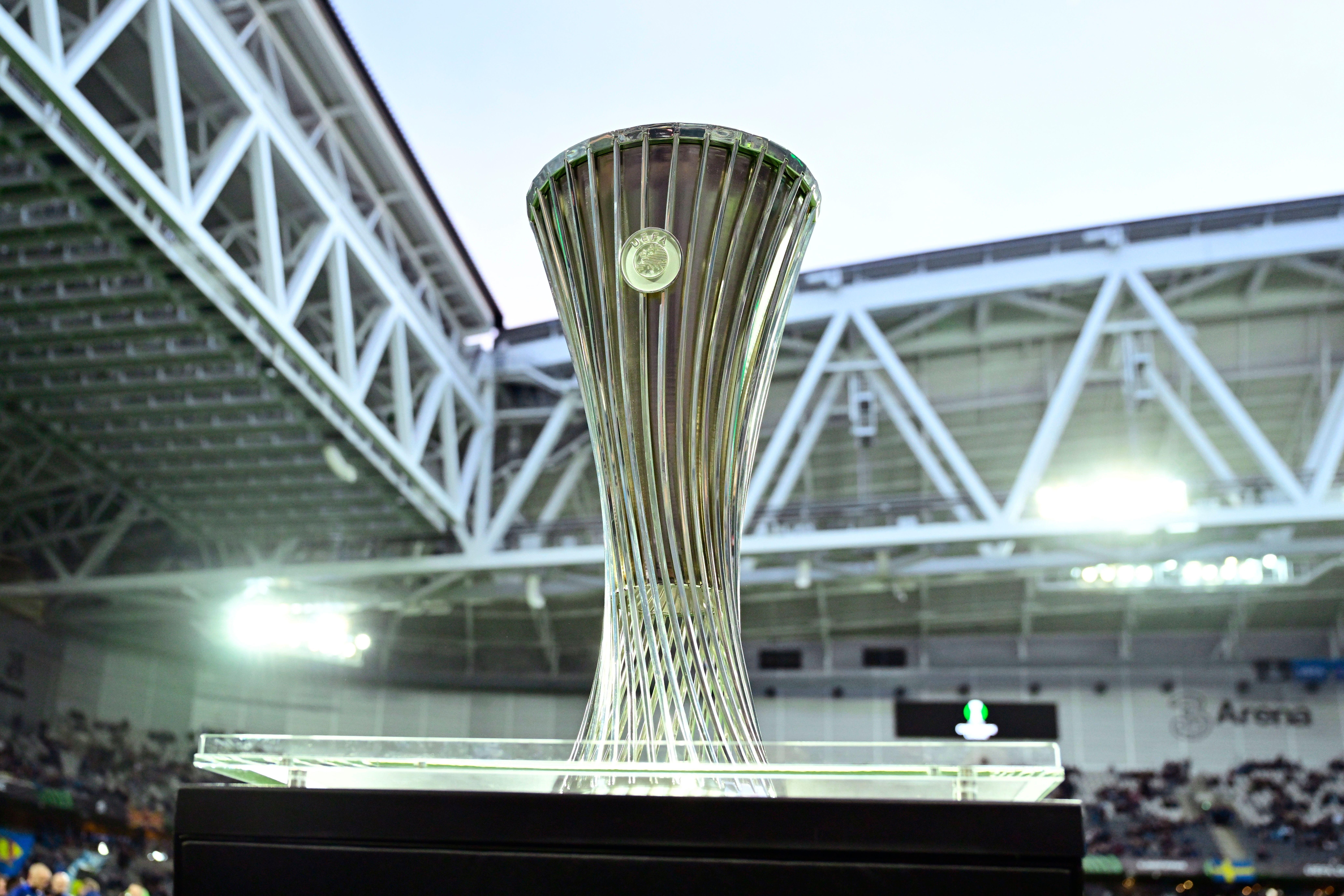 The Conference League trophy