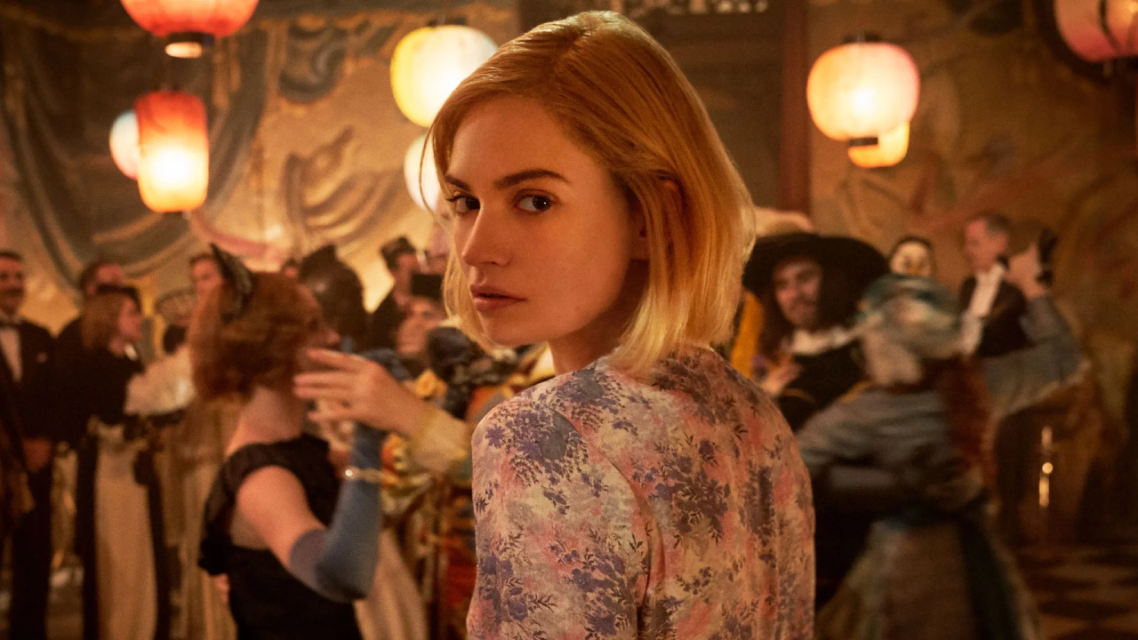 Lily James in Rebecca