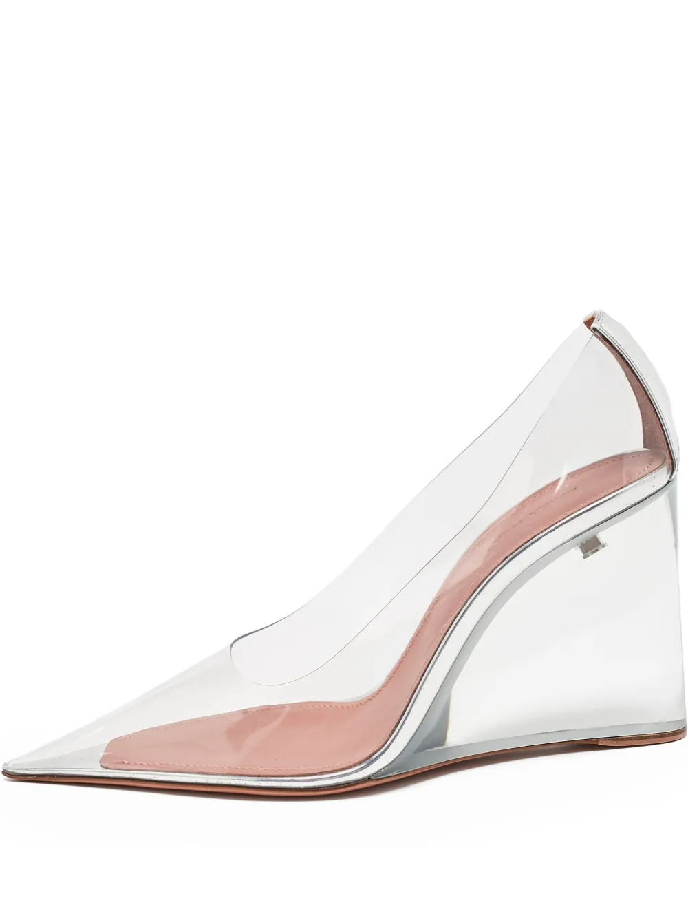 Amina Muaddi Pre-Owned 95mm Ane Wedge Pumps | 38.5