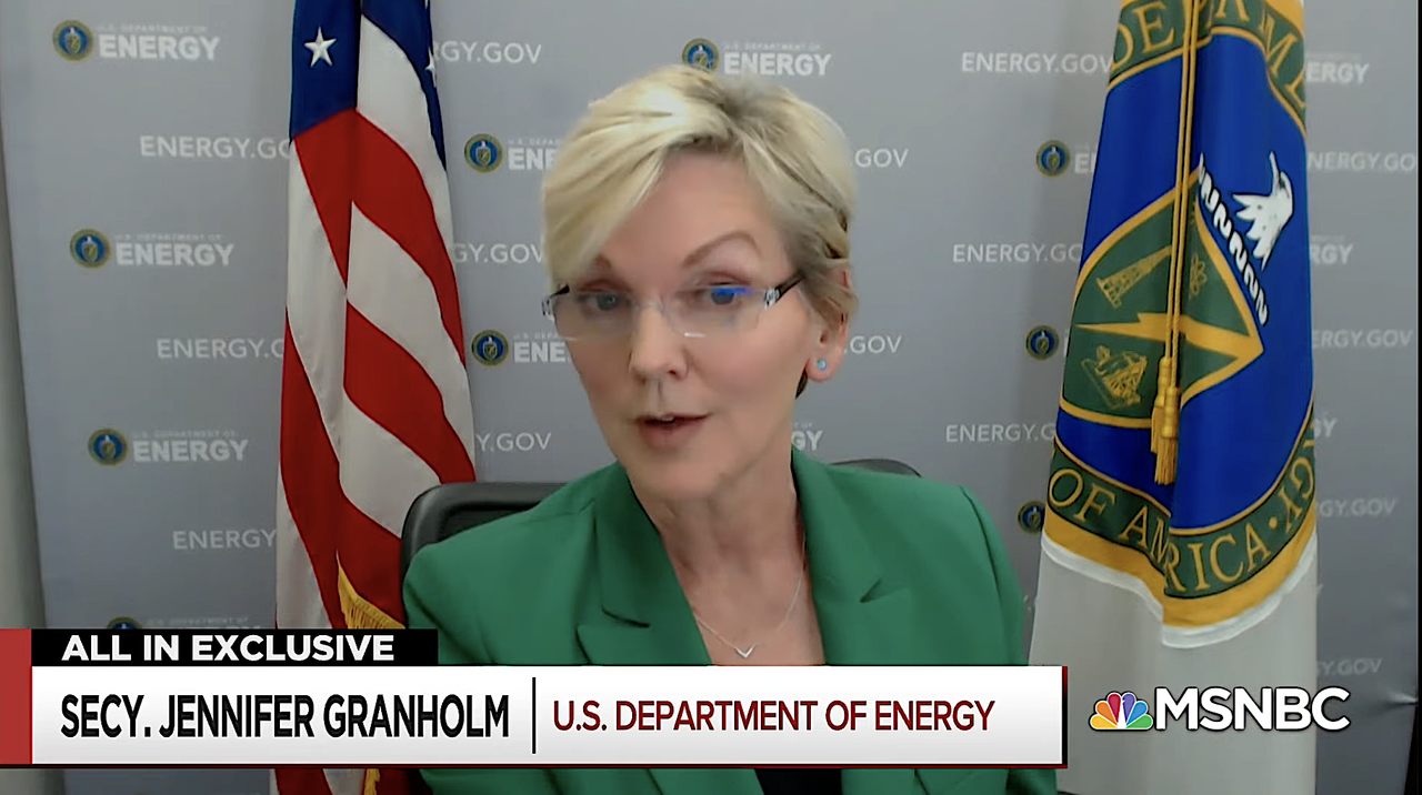 Energy Secretary Jennifer Granholm