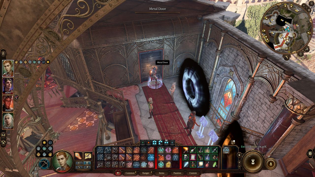 Baldur's Gate 3 Sorcerous Vault - Side entrance