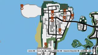 GTA Vice City hidden packages in Downtown map