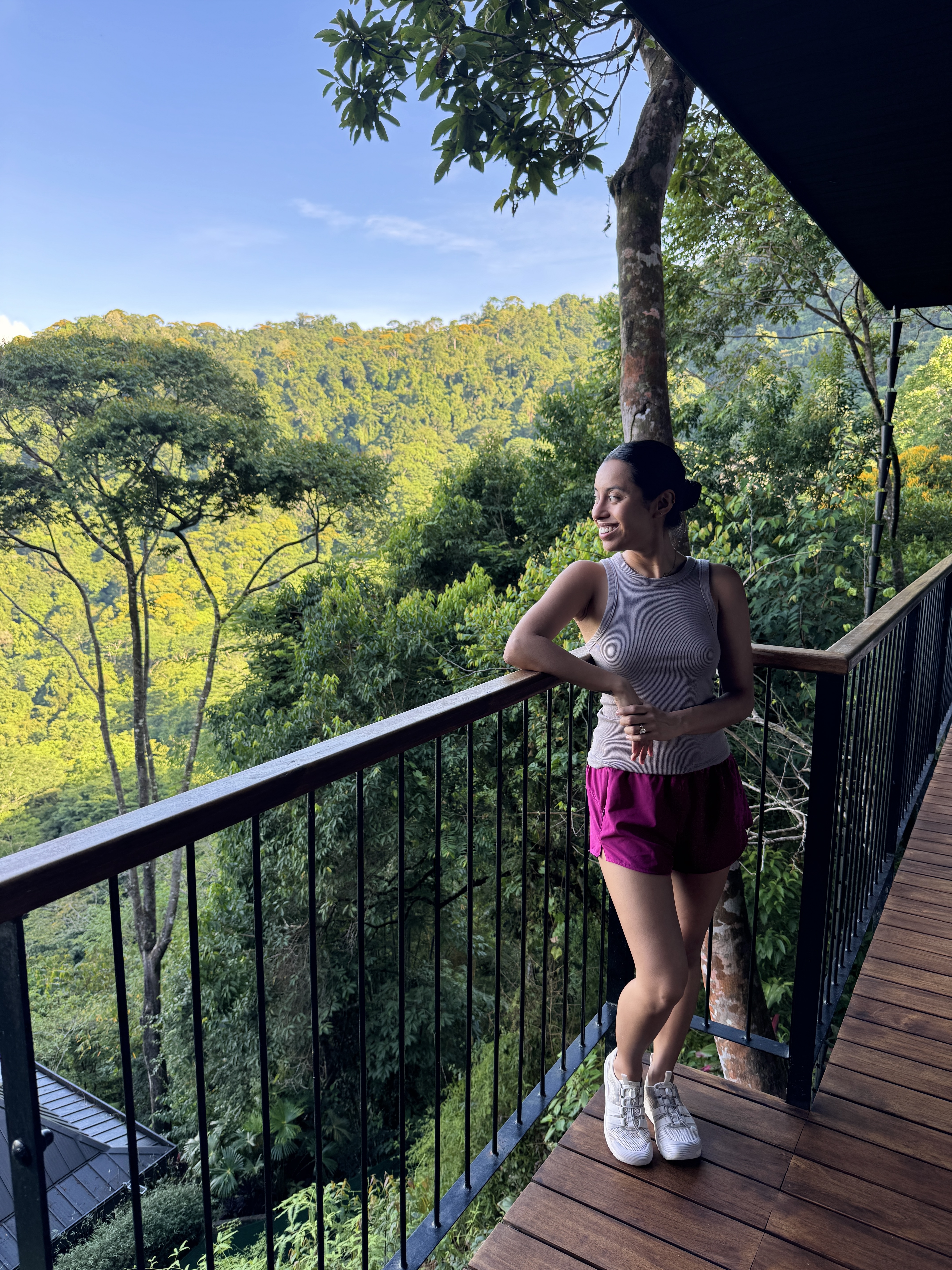 Ruby McAuliffe Ford-Dunker wearing outfits in Costa Rica
