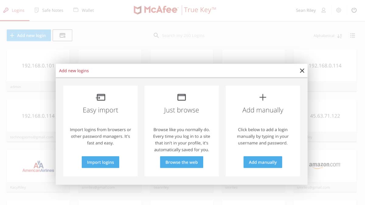 True Key password manager review