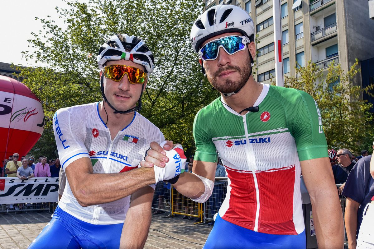 Elia Viviani and Giacomo Nizzolo