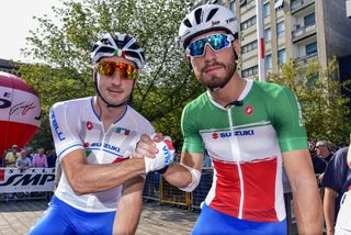 Elia Viviani and Giacomo Nizzolo