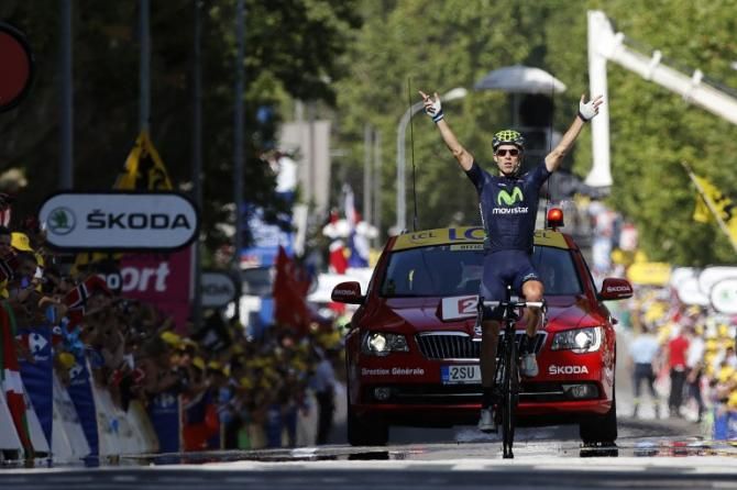 Rui Costa (Movistar) wins stage 16 of the Tour de France