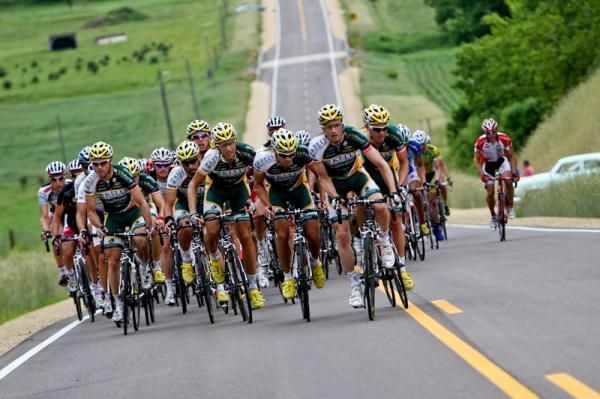 Even on the Kelly Benefits kept the team riding steady on the front.