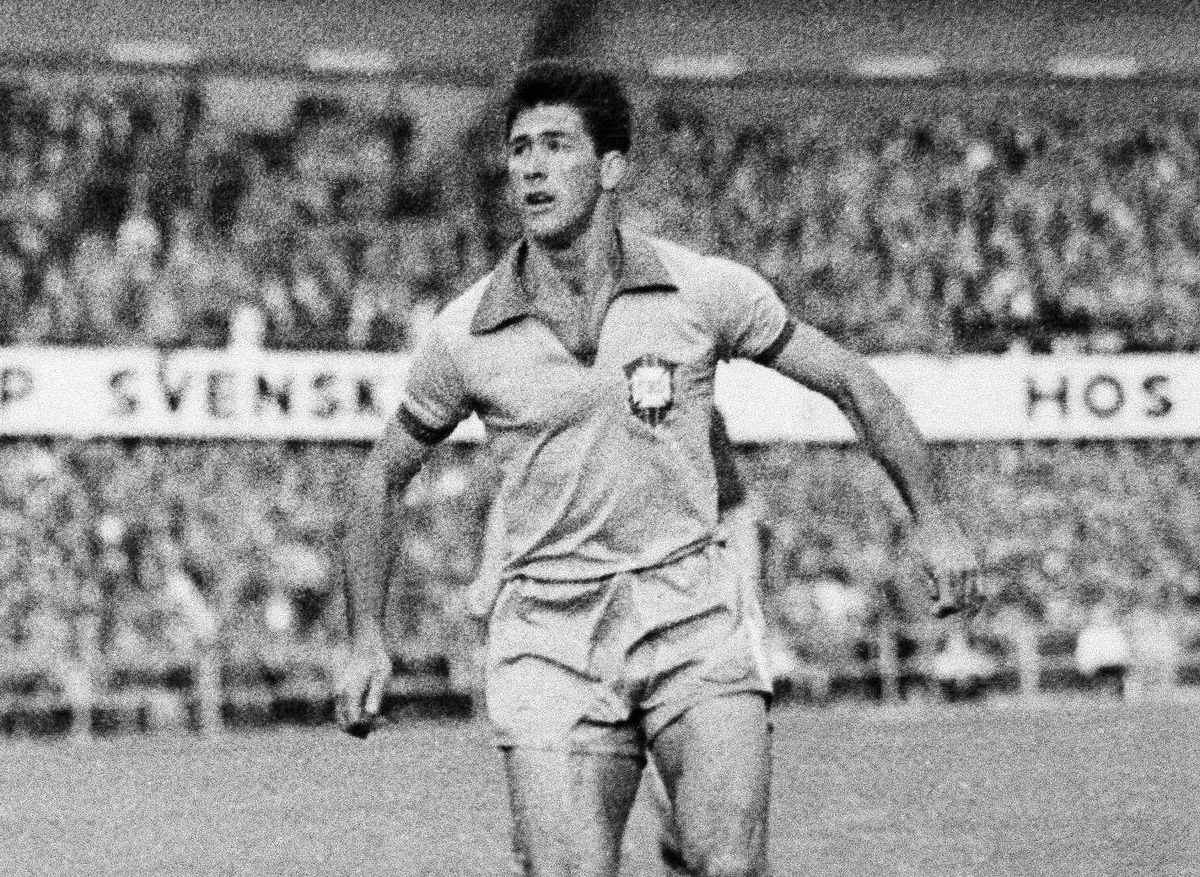 Bellini of Brazil at the 1958 World Cup