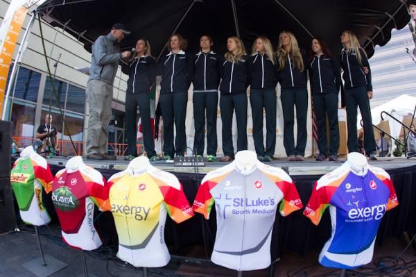 The Exergy team at the presentation.
