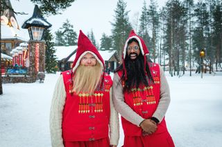 Rob and Romesh vs Lapland on Sky Max sees the boy on an Arctic elf mission.