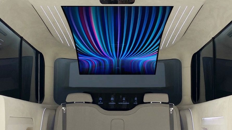 Hyundai and LG reveal new in-car concept with flexible, 77-inch OLED display