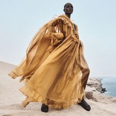 model wears a zimmermann summer dress