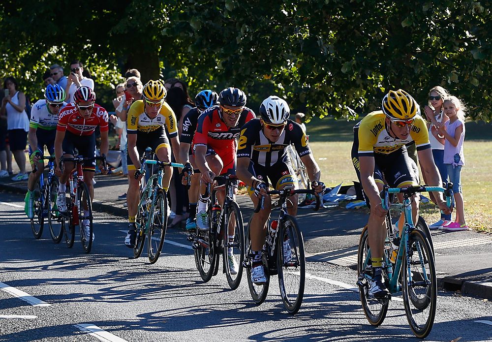 Jean-Pierre Drucker (BMC) was in the winning breakaway