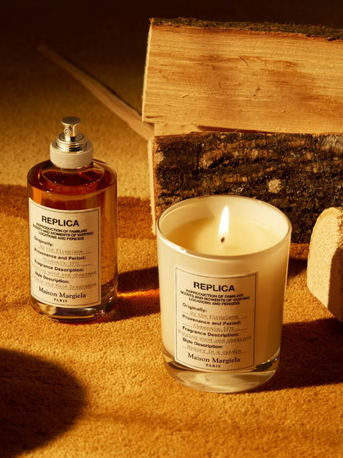 Replica By The Fireplace Candle