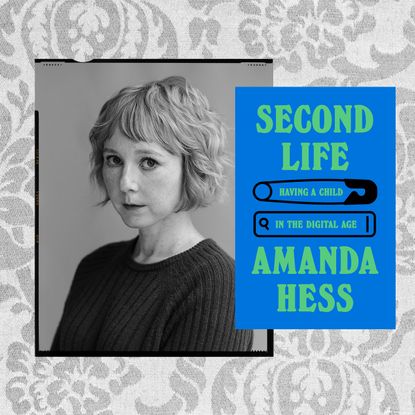 an image of author amanda hess next to her book cover of her new memoir second life