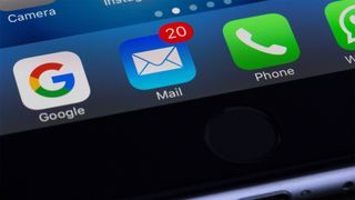 email app on phone