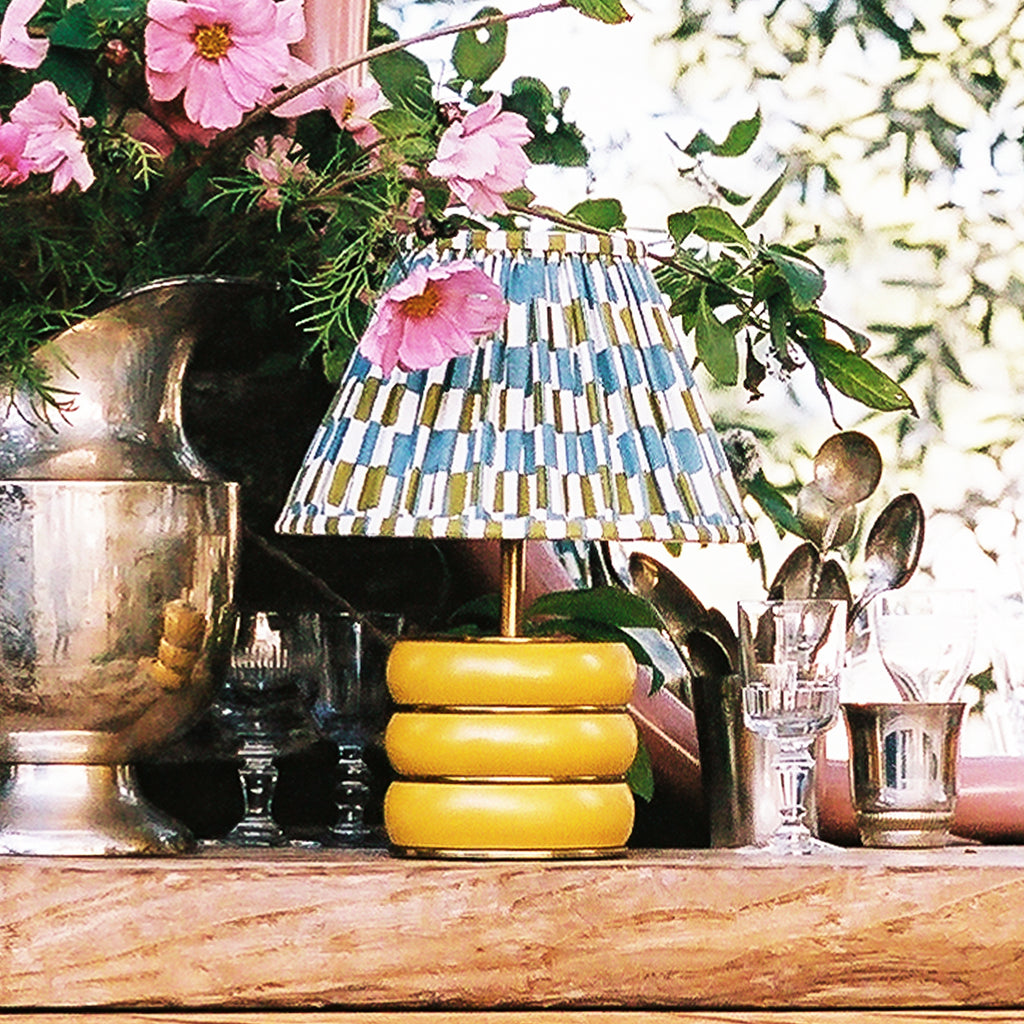 Holleder Cordless Table Lamp in Sand by the Novogratz
