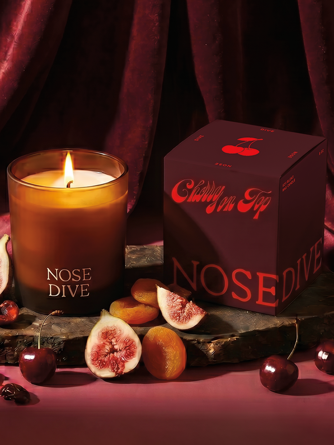 A cherry-inspired candle from Nose Dive