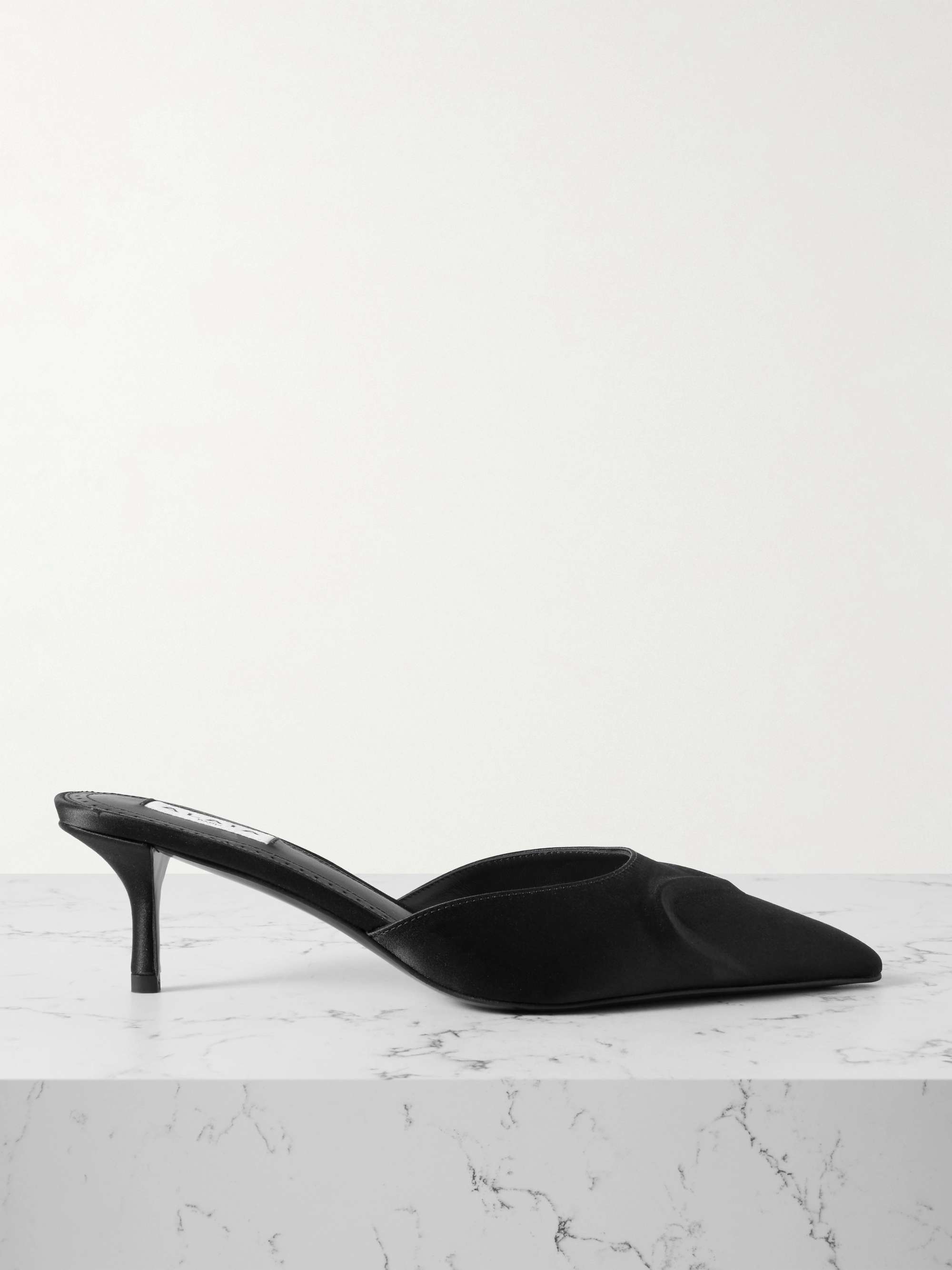 55 Satin Mules