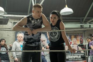 TV tonight Fighting with my family Paige and Zak.