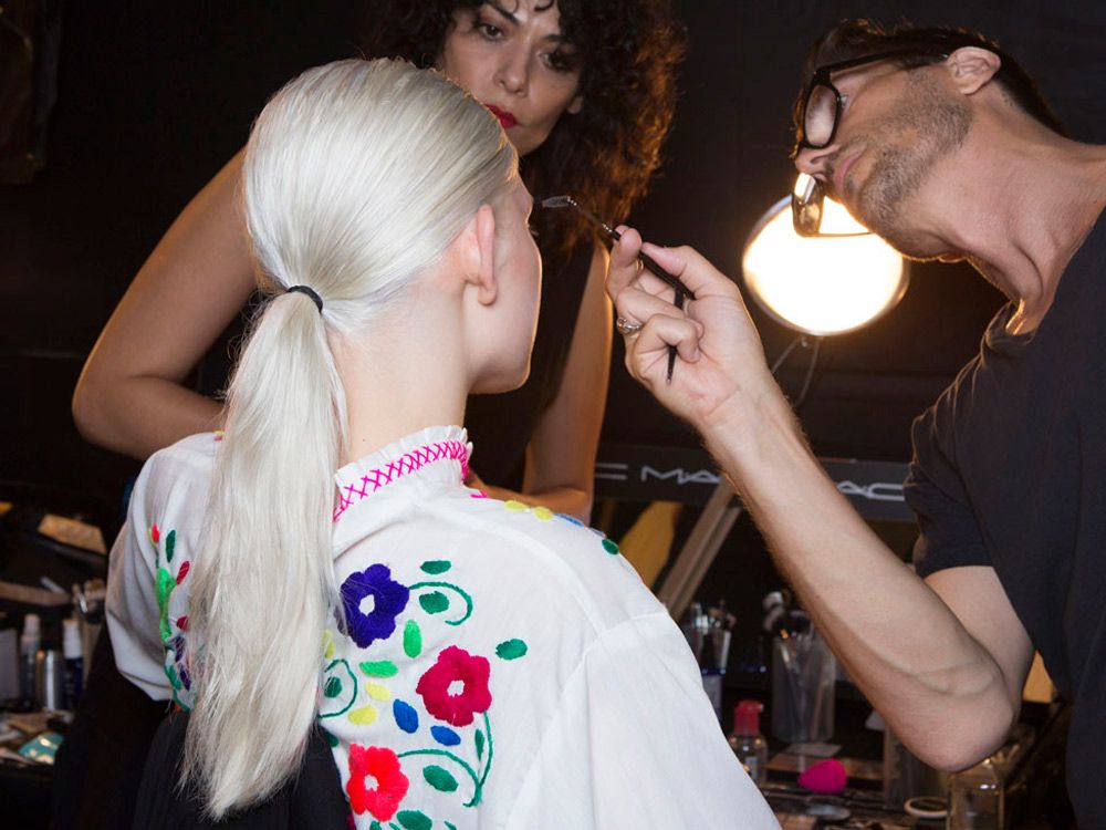 New York Fashion Week ponytails