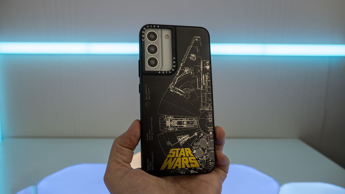 CASETiFY Millenium Falcon case for the Samsung Galaxy S22+