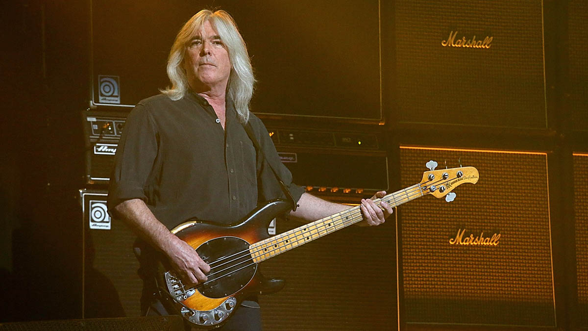 Cliff Williams Ac Dc S Songs Are Very Guitar Driven So I Don T Need To Be Noodling Around Underneath I Just Need To Be Driving It Guitar World