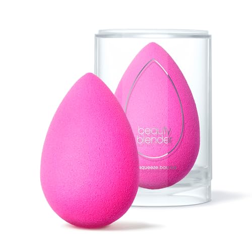 Beautyblender Original Pink Makeup Sponge | Super-Soft Blending Foam for Foundations, Powders and Creams | Reusable &amp;amp; Washable, Vegan &amp;amp; Cruelty-Free, Streak-Free Finish