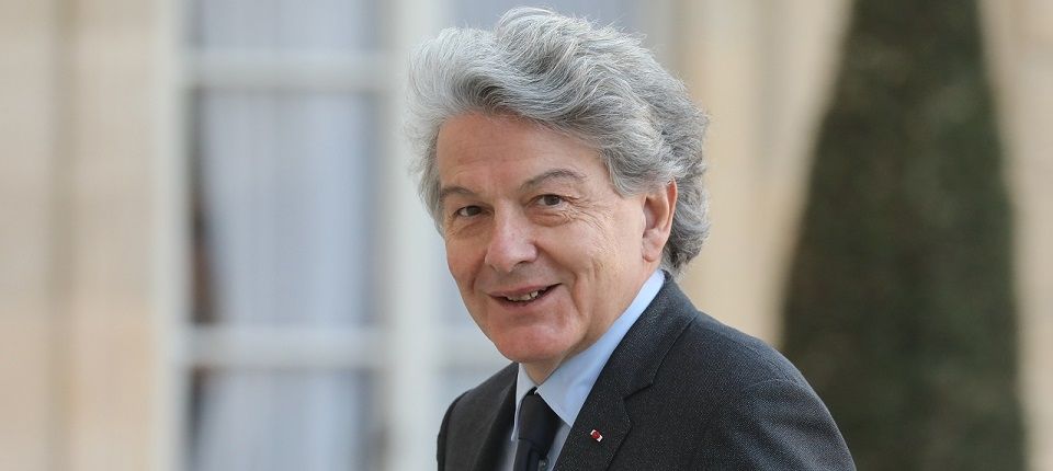 French internal markets commissioner, Thierry Breton 