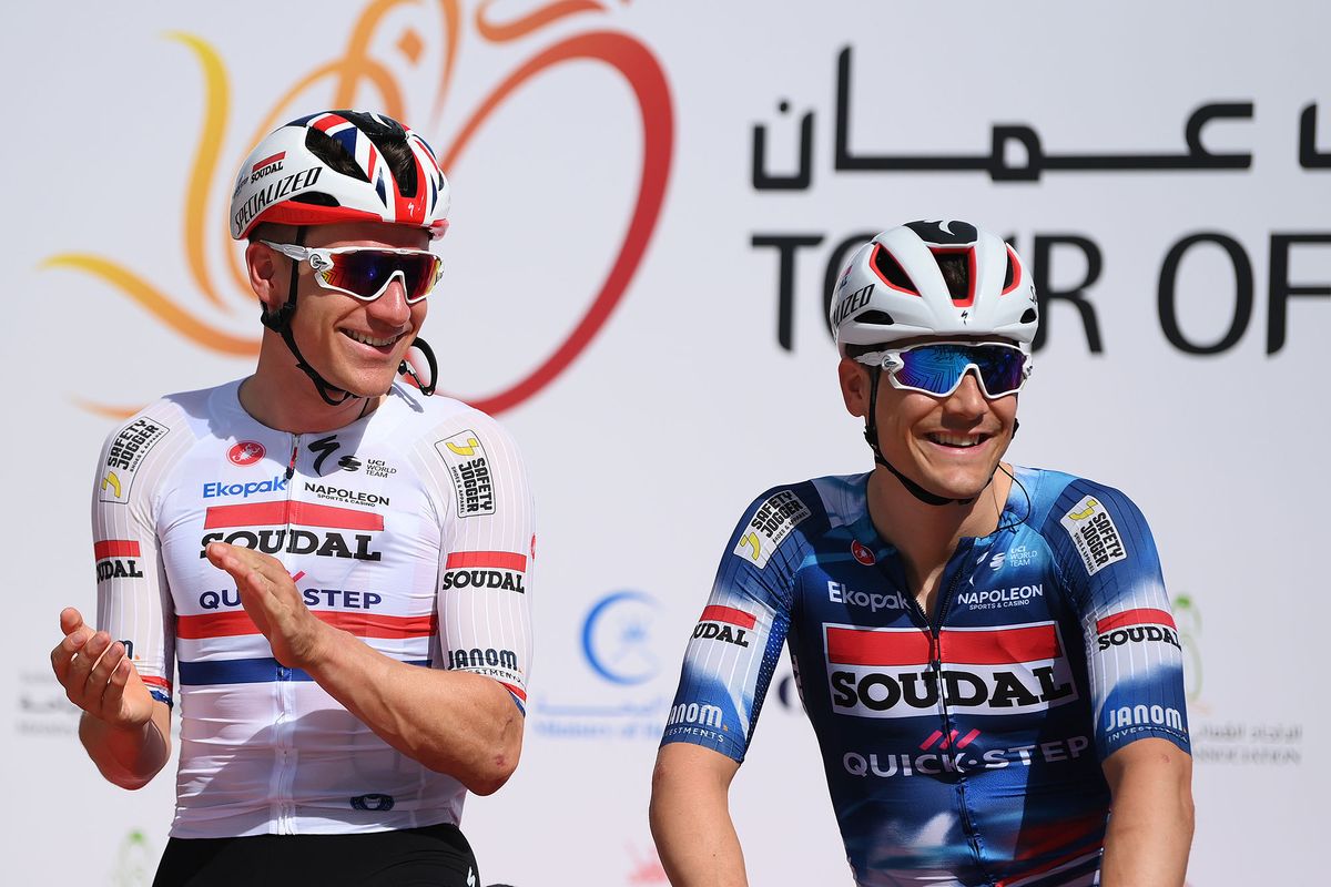 British champion Ethan Hayter makes his debut for new team Soudal-QuickStep