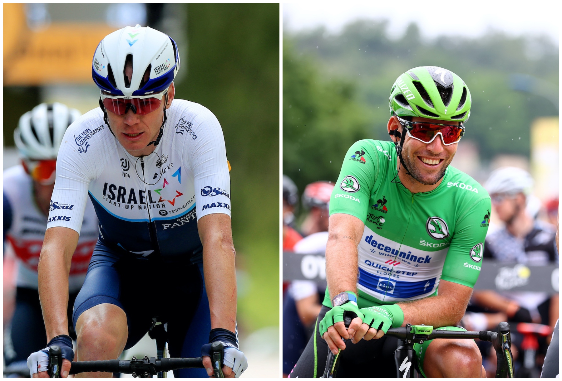 Mark Cavendish and Chris Froome are separated by 20 seconds at the Tour de France