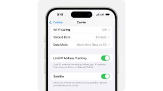 iOS 18 Carrier Settings