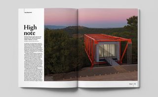 Drawing Gallery at Château La Coste by Richard Rogers, completed in 2021 and his final project for the March 2021 issue of Wallpaper* magazine